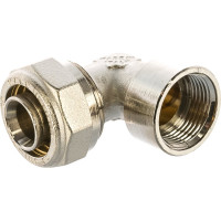 Обжимной угол обж-В 26х3/4 никелированный Uni-Fitt 664N8300