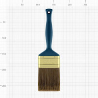 Кисть (плоская, искусственная щетина) 70мм ВАРЯГ Orel Dupont 31244 тов-148756