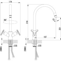 Смеситель для кухни Lemark Plus Spirit LM1905C