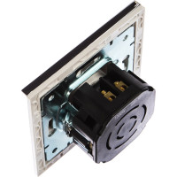 Диммер LEZARD RAIN 1000W белый с бок. вст. хром 703-0225-157