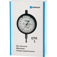 Измерительная головка часового типа NORGAU 5 мм, 0.001 мм, тип NI-0501 с поверкой 042035005/П