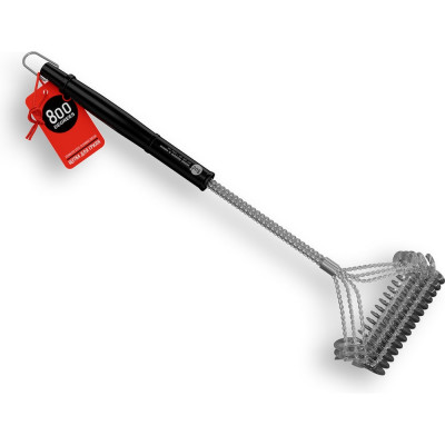 Щетка Т-образная для чистки решеток Triple Head Wide Brass Brush. 800 Degrees 800DGR-TLS009
