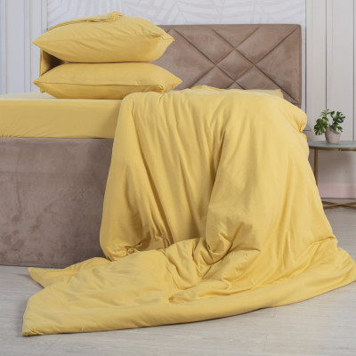 Пододеяльник KUPU-KUPU VIOLETT 172x205, трикотаж, горчица KPМ-18горчица