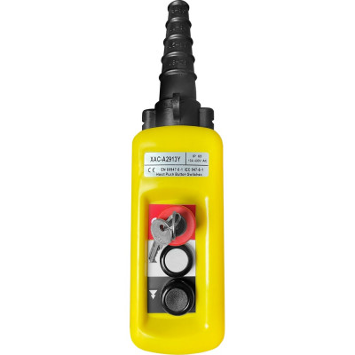 Пульт управления OCALIFT 2 кнопки, 2 скорости, стоп, ключ, IP65 A2913Y XAC-A2913Y