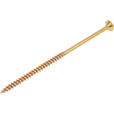 Саморез универсальный МЕТАЛЛСЕРВИС 6x130 мм, желтый цинк, 2 шт. МС 1271127