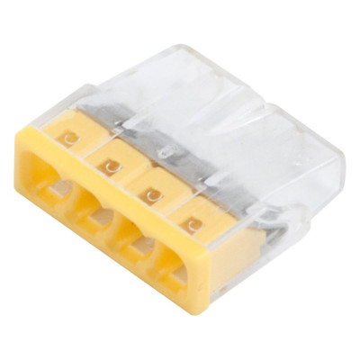 Соединительная клемма монтажная General Lighting Systems, 4-проводная, 0.5-2.5 мм2, GTER6-04, упаковка, 100 шт, 800401