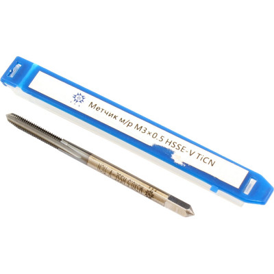 Метчик TLX М 3,0 0,5 м/р.HSSЕ-V GV3 покрытие TiCN ISO 529 74556
