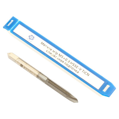 Метчик TLX М 5,0 0,8 м/р.HSSЕ-V GV3 спиральная подточка, покрытие TiСN ISO 529 74589