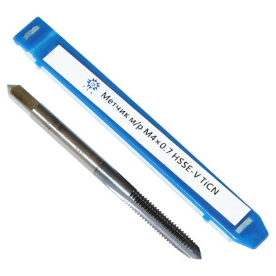 Метчик TLX М 4,0 0,7 м/р.HSSЕ-V GV3 покрытие TiCN ISO 529 74557