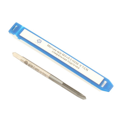 Метчик TLX М 3,0 0,5 м/р.HSSЕ-V GV3 спиральная подточка, покрытие TiСN ISO 529 74587