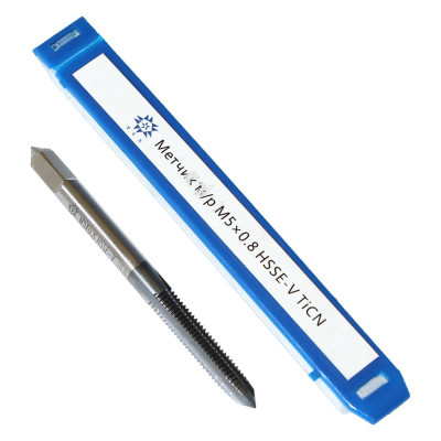 Метчик TLX М 5,0 0,8 м/р.HSSЕ-V GV3 покрытие TiCN ISO 529 74558