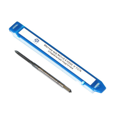 Метчик TLX М 2,0 0,4 м/р.HSSЕ-V GV3 спиральная подточка, покрытие TiСN ISO 529 74585