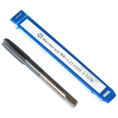 Метчик TLX М 8,0 1,25 м/р.HSSЕ-V GV3 покрытие TiCN ISO 529 74560
