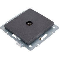 Телевизионная розетка LEZARD RAIN прох-я цв. черный графит матовый 703-4188-129