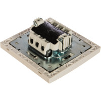 Кнопка звонка LEZARD RAIN белый 703-0202-103