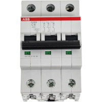 Автоматический трехполюсный выключатель ABB 6А С S203 6кА 2CDS253001R0064