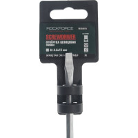 Шлицевая силовая магнитная отвертка Rockforce Profi S2 RF-70255075(28255)