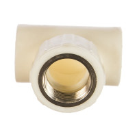 Тройник с внутренней резьбой Политэк ПП 25х3/4 9500002534