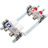 Коллекторная группа Uni-Fitt 1" х 3/4", 2 выхода, без концевиков, нержавеющая cталь 450B4302