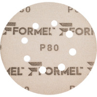 Диск DIAMOND PLUS 125 мм, 8 отверстий, P 080, 50 шт Formel 23551023080