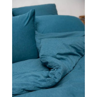 Пододеяльник KUPU-KUPU VIOLETT 172x205, трикотаж, морская волна меланж KPМ-18/мор.волн.меланж