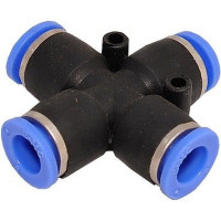 Фитинг цанговый пластиковый Х-образный Harrison 12 мм HRS-PZA12
