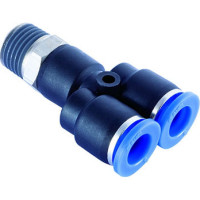 Фитинг цанговый Y-образный с наружной резьбой R1/4", 5 шт Harrison HRS-PWT1202/5