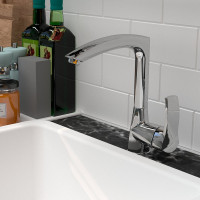 Смеситель для кухни Paini Magnum с высоким поворотным изливом, хром 22625