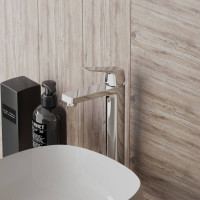 Смеситель для раковины Paini Bari высокий, хром 32993