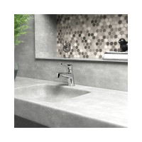 Смеситель для раковины Paini Bios универсальный, без донного клапана, короткий излив, хром 16731