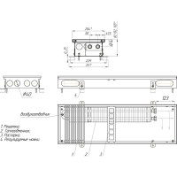 Внутрипольный конвектор Primoclima PCN 200.80.1700.K\RR.10.1.U PCN200801700KRR101U
