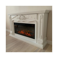 Каминокомплект InterFlame Версаль Фотон 36K08GLX Foton36 белый
