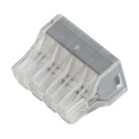 Клемма строительно-монтажная 8-проводная General Lighting Systems GTER6-08-75-P СМК, 0.75-2.5 мм2, с пастой, 50шт 800431