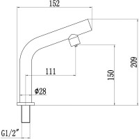 Смеситель моно Fmark FS12212