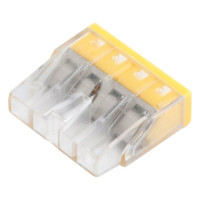Соединительная клемма монтажная General Lighting Systems, 4-проводная, 0.5-2.5 мм2, GTER6-04, упаковка, 100 шт, 800401