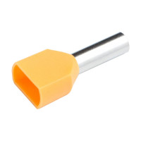 Наконечник-гильза General Lighting Systems НГИ2 GNGI-E2-2x1-10-50 Желтый, 50 штук 476266