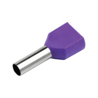 Наконечник-гильза General Lighting Systems НГИ2 GNGI-E2-2x2,5-10-50 Фиолетовый, 50 штук 476269