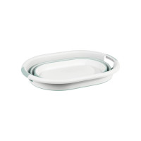 Таз IDEA ФЛЕКС овальный, 38 л, складной, морская волна М 2515 М 2515 Морская волна