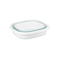 Таз для ног IDEA ФЛЕКС 18 л, складной, морская волна М 2509