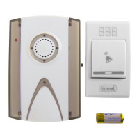 Звонок беспроводной General Lighting Systems GDB-B-002 на батарейках 800653