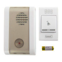 Звонок беспроводной General Lighting Systems GDB-220V-001 от сети 800651
