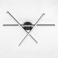 Люстра подвесная Citilux Стиг LED с пультом Чёрная CL203261