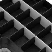 Органайзер двухсторонний 295x220x76 мм полипропилен 32 ячейки Diamond Industrial DIDORG29522076