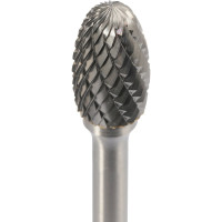 Бор-фреза твердосплавная форма E(TRE) 12.0x20x60 мм, S=6 мм H-Tools HM 116214HT