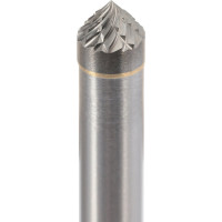 Бор-фреза твердосплавная форма K(KSK) 90 6.0x3x50 мм, S=6 мм H-Tools HM 116228HT