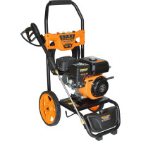 Мойка в/давл. бензиновая CARVER CW-5200G PRO 7лс, 210 бар, 10 л/мин, латунь, самовсас, фрезы 4шт, колеса 01.023.00008
