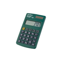 Калькулятор PERFEO PF_C3703, карманный, 8-разрядный, зеленый 30016130