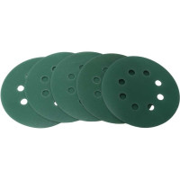 Круги шлифовальные 125 мм GREEN FILM 8 отверстий, P240, 100 шт CERAMAX 1CRX0373