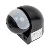 Датчик движения инфракрасный Neox ДД 10Ч 1200Вт 200 гр. 12м IP44 черный 4690612052212