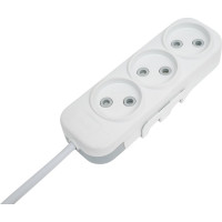 Удлинитель ELBI Myra 3 гнезда, с защитными шторками, 2м, 2x1 527-010202-330